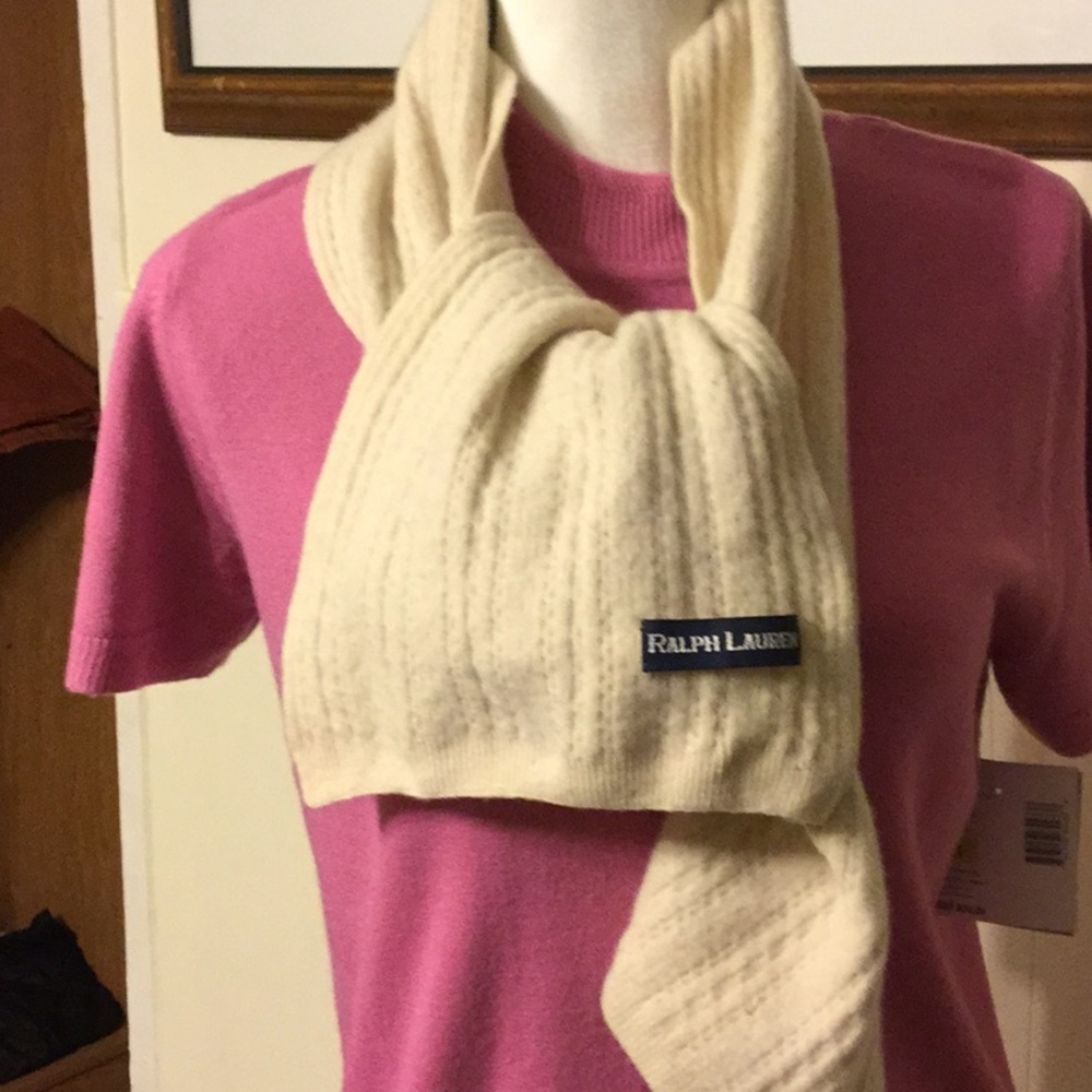 Ralph Lauren Cream Scarf